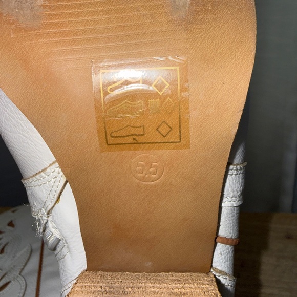 BEAST FASHION White Western Cowboy Boots Metal Toe Cap Festival | Size 5.5 - Picture 17 of 17